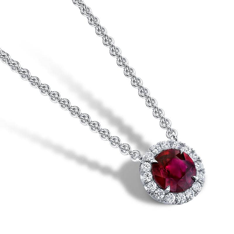 Ruby & Diamond Necklace