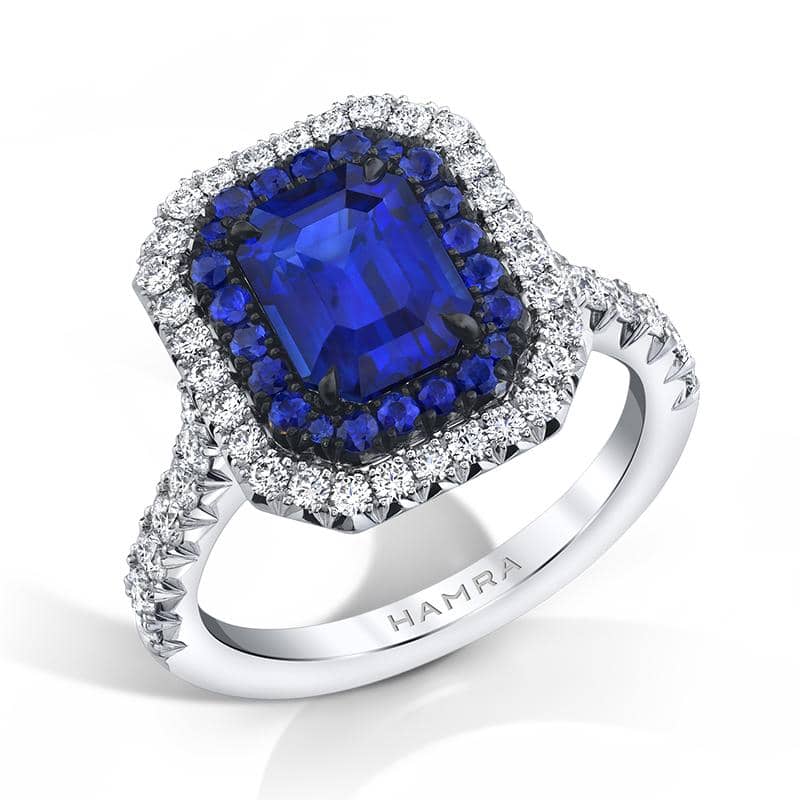 Sapphire & Diamond Ring