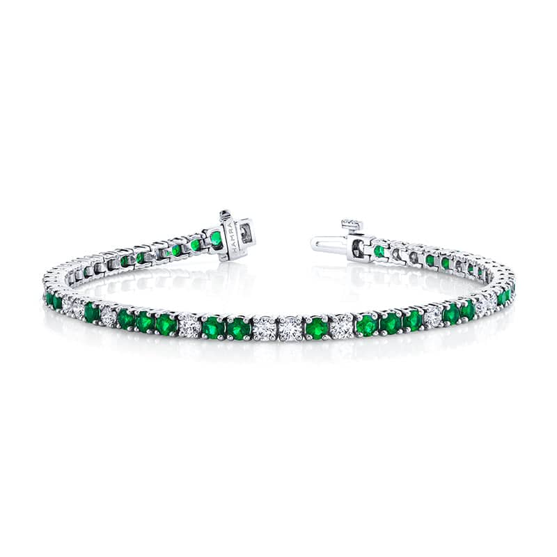 Emerald & Diamond Bracelet