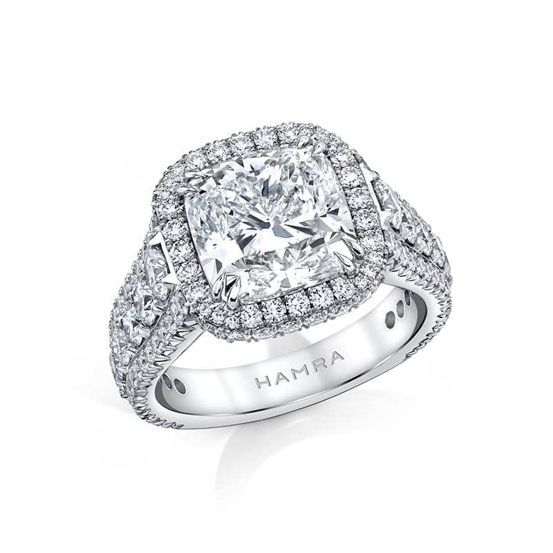 Cushion Cut Diamond Ring