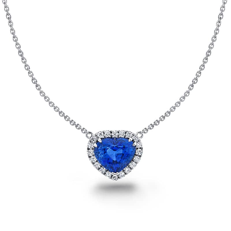 Sapphire & Diamond Necklace