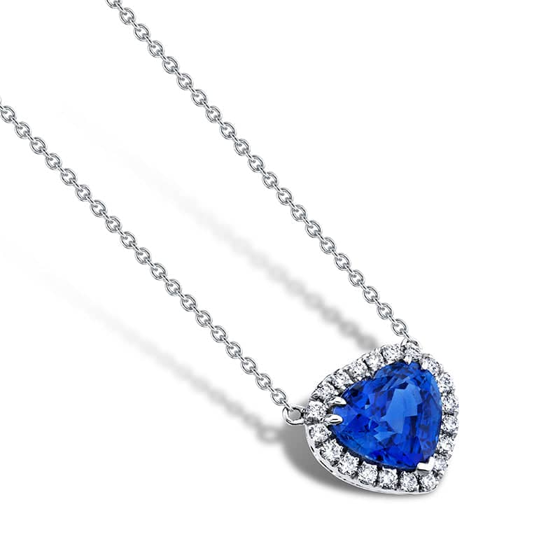 Sapphire & Diamond Necklace