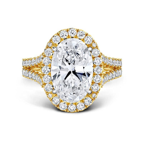 Oval Shaped Diamond Ring