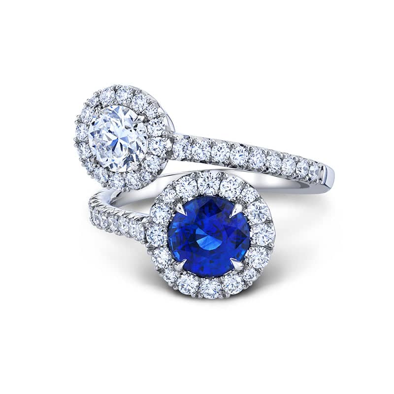 Sapphire & Diamond Ring