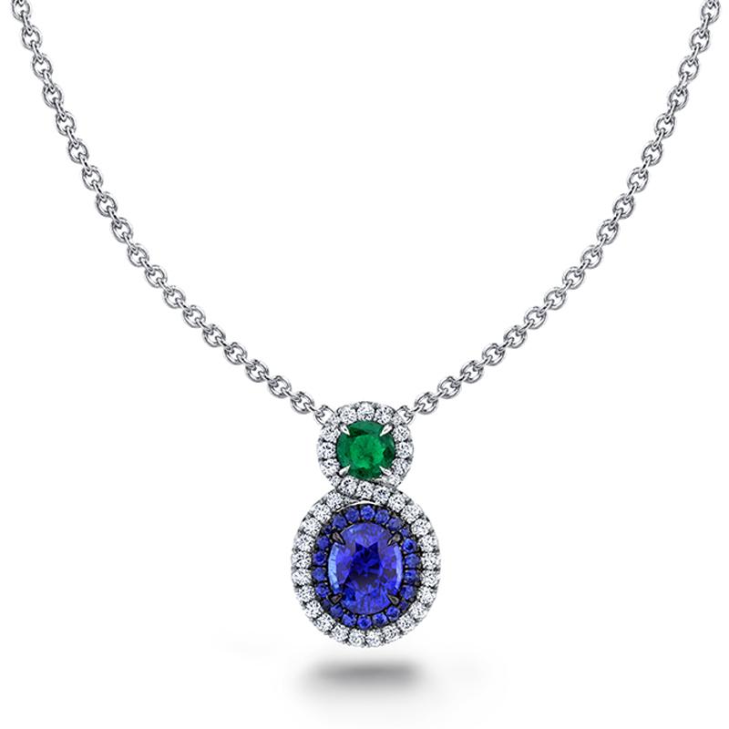 Sapphire & Emerald Necklace