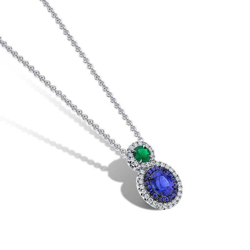 Sapphire & Emerald Necklace