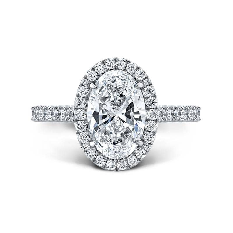 Oval Brilliant Diamond Ring