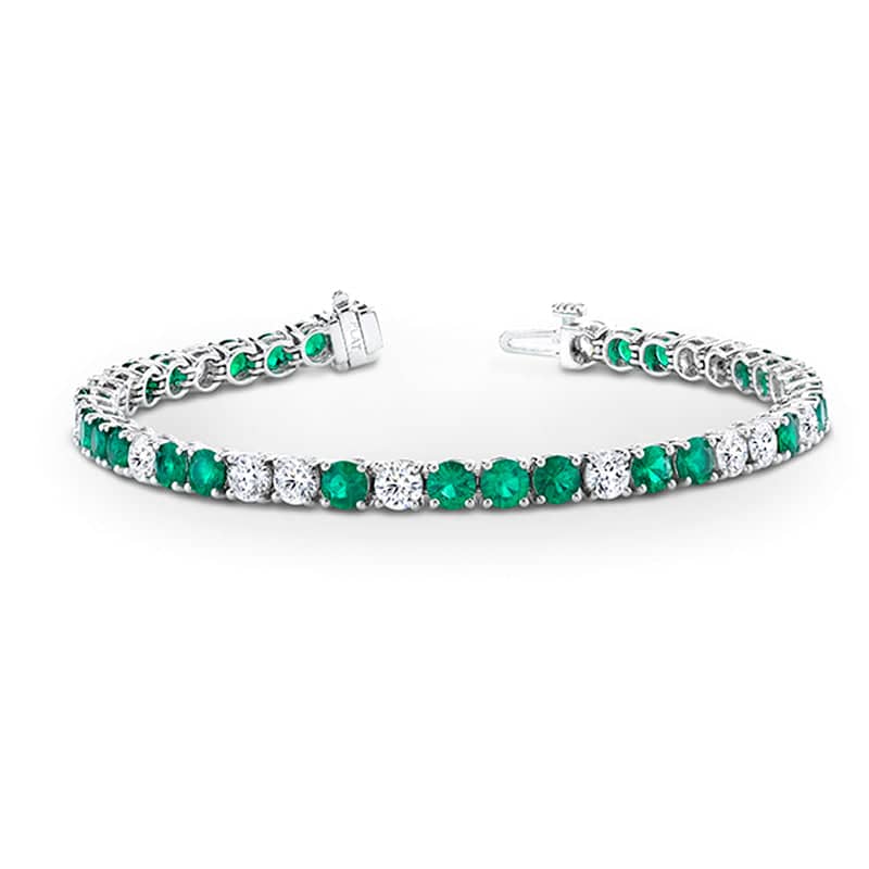 Emerald & Diamond Bracelet