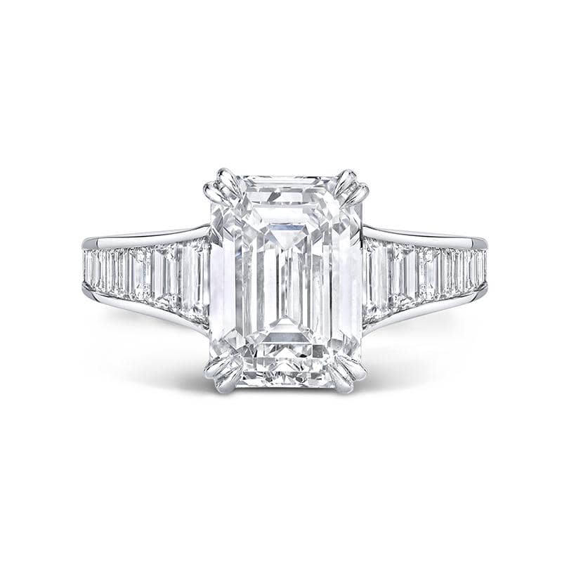 Emerald Cut Diamond Ring