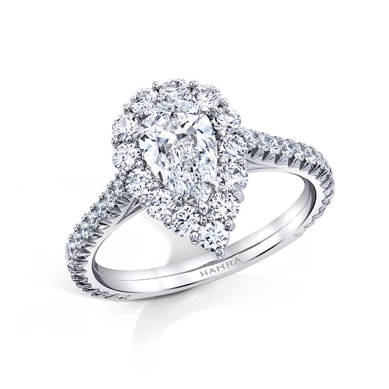 Pear Brilliant Diamond Ring