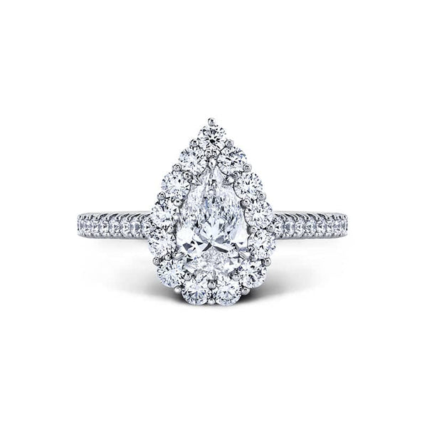 Pear Brilliant Diamond Ring