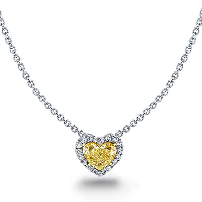 Dainty Tiny Trio Diamond Necklace 14K Gold | LeMel – LeMel