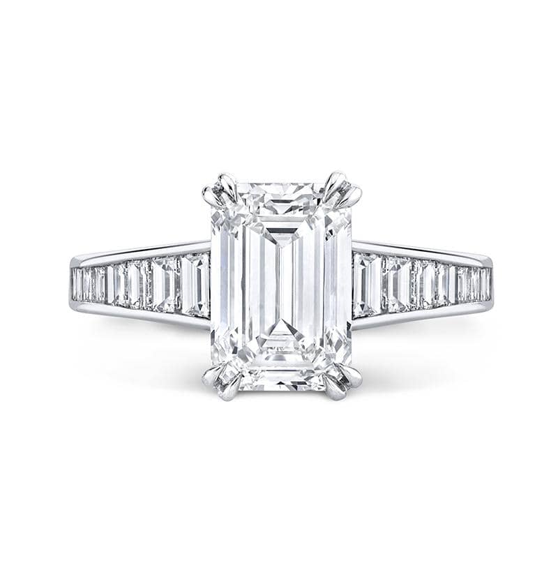 Emerald Cut Diamond Ring