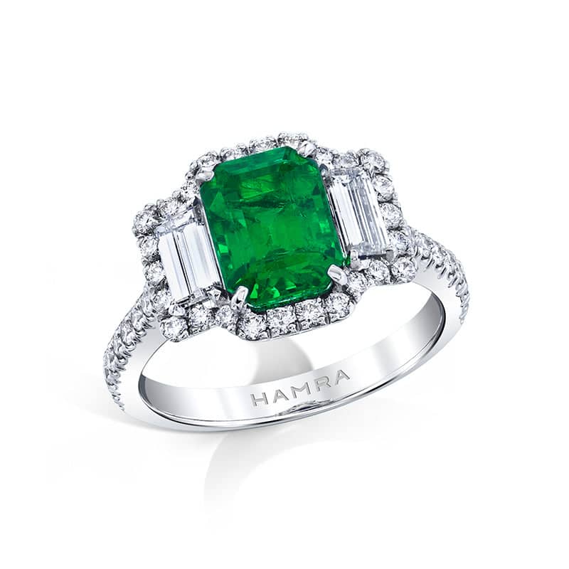 Emerald & Diamond Ring