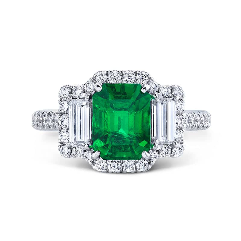 Emerald & Diamond Ring