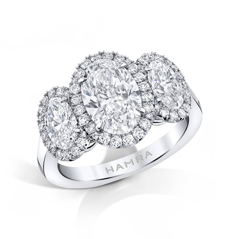 Oval Shaped Diamond Ring