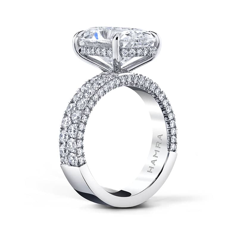 Oval Brilliant Diamond Ring