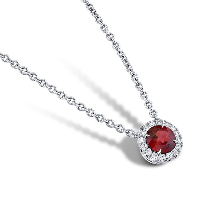 Ruby & Diamond Necklace