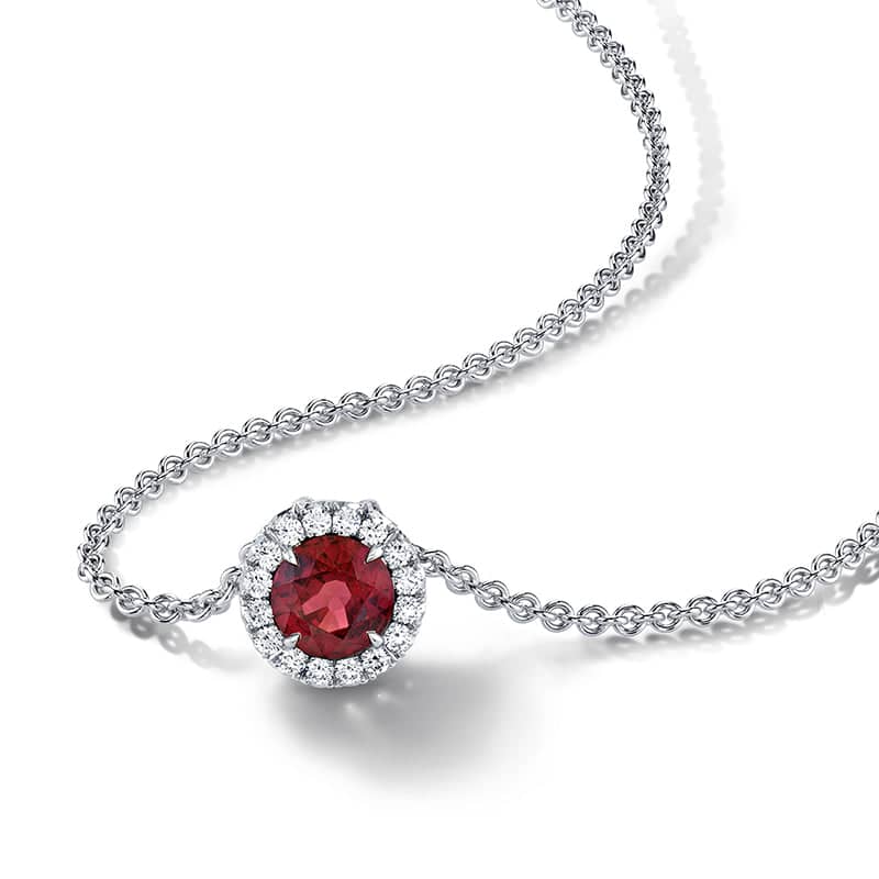 Ruby & Diamond Necklace