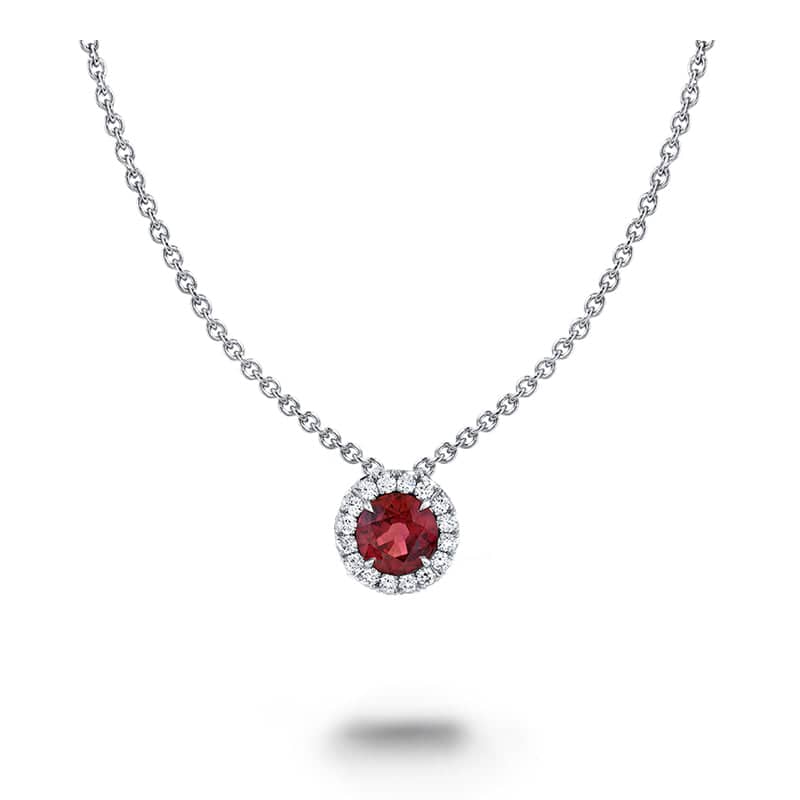 Ruby & Diamond Necklace