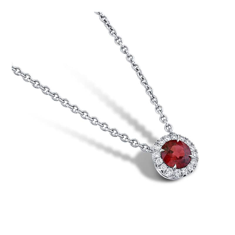 Ruby & Diamond Necklace