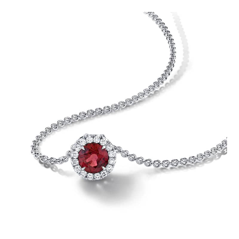 Ruby & Diamond Necklace