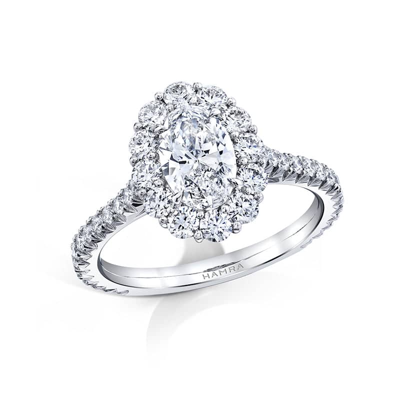 Oval Shaped Diamond Ring