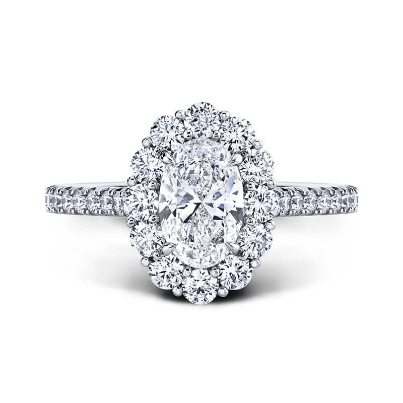 Oval Shaped Diamond Ring