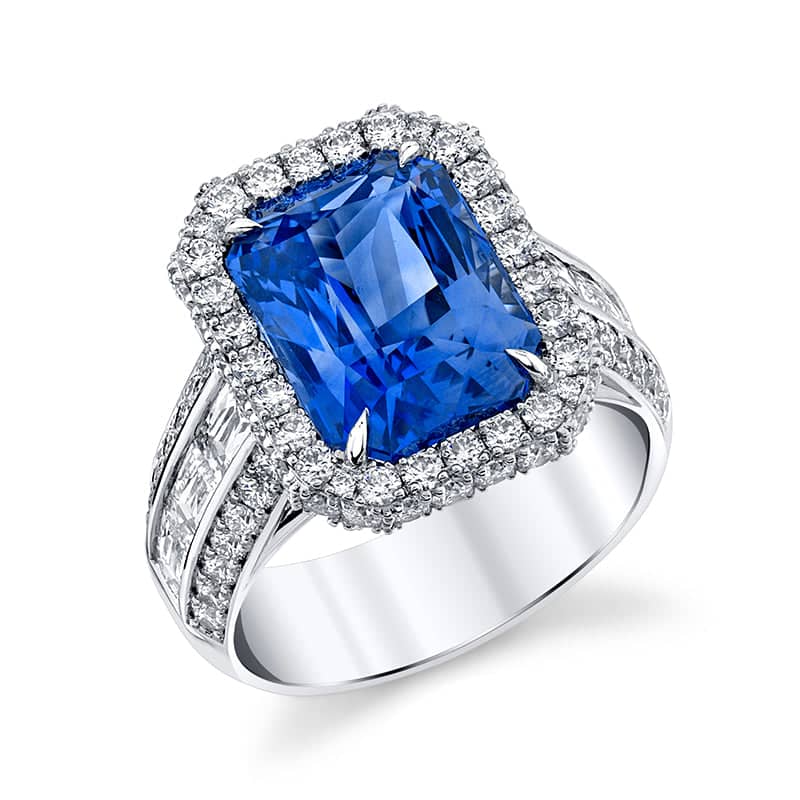 Sapphire & Diamond Ring