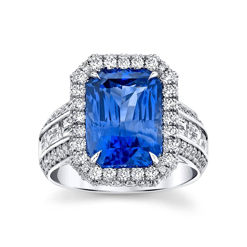 Sapphire & Diamond Ring