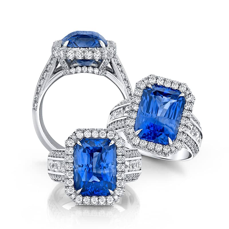 Sapphire & Diamond Ring