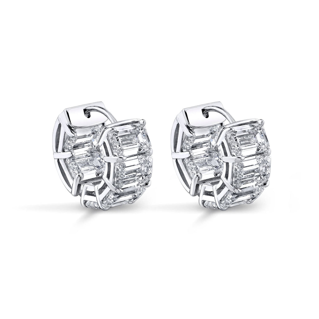 Diamond Hoop Earrings