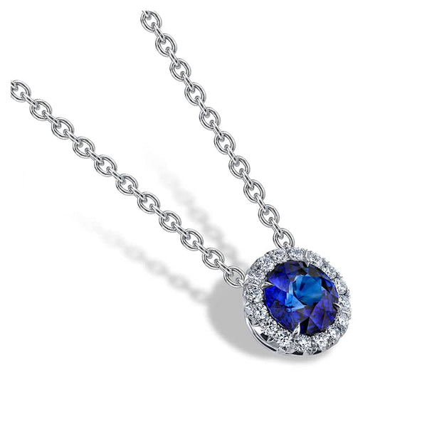 Sapphire & Diamond Necklace