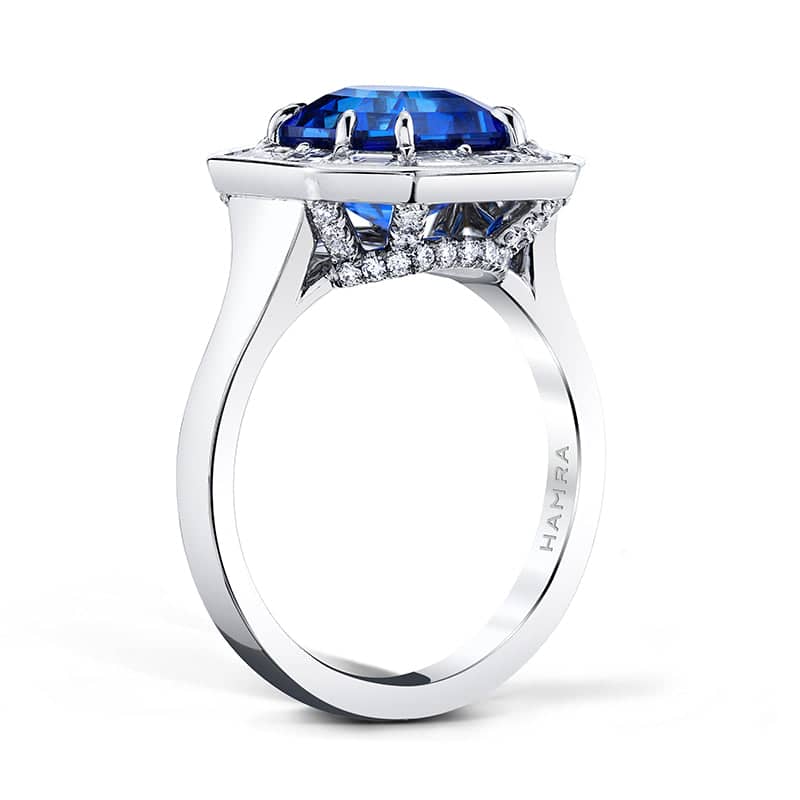 Sapphire & Diamond Ring