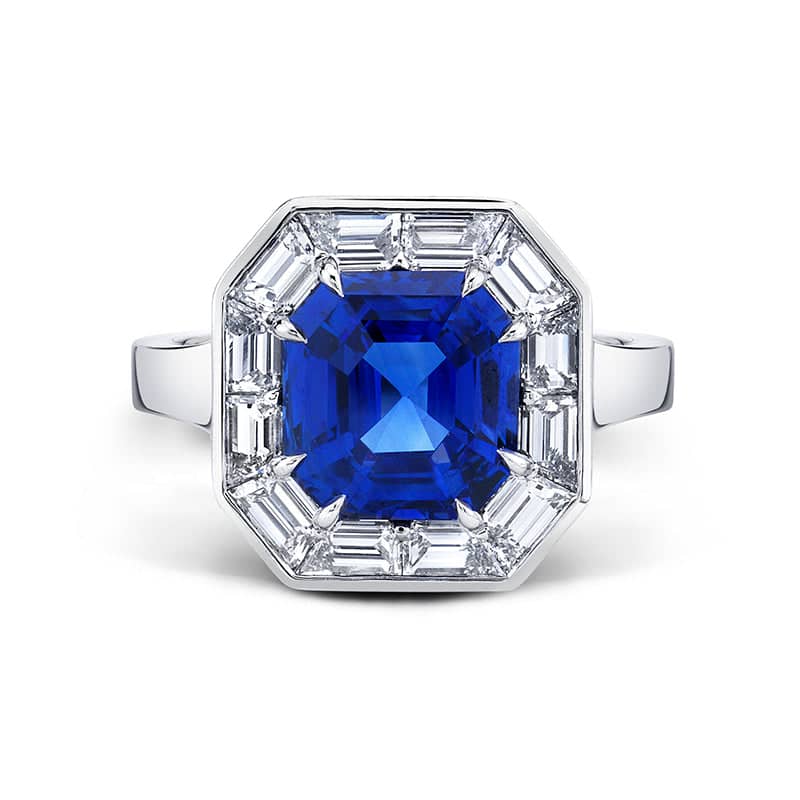 Sapphire & Diamond Ring