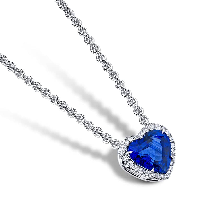 Sapphire & Diamond Necklace