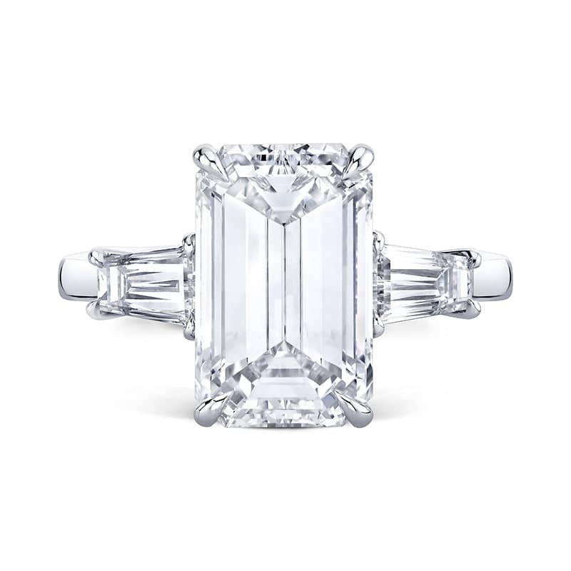 Emerald Cut Diamond Ring