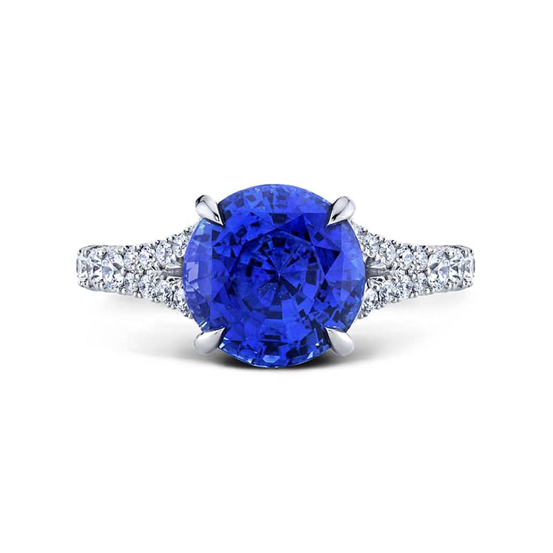 Sapphire & Diamond Ring