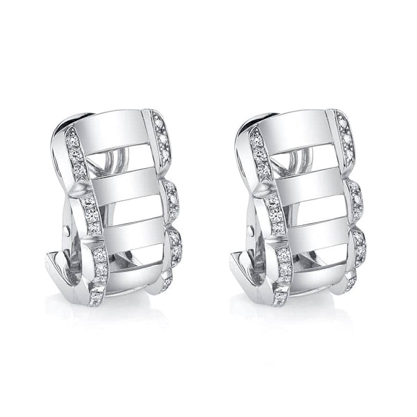 Twenty~4 earrings by Patek Philippe featuring .52 carats total weight in diamonds set in 18k white gold.