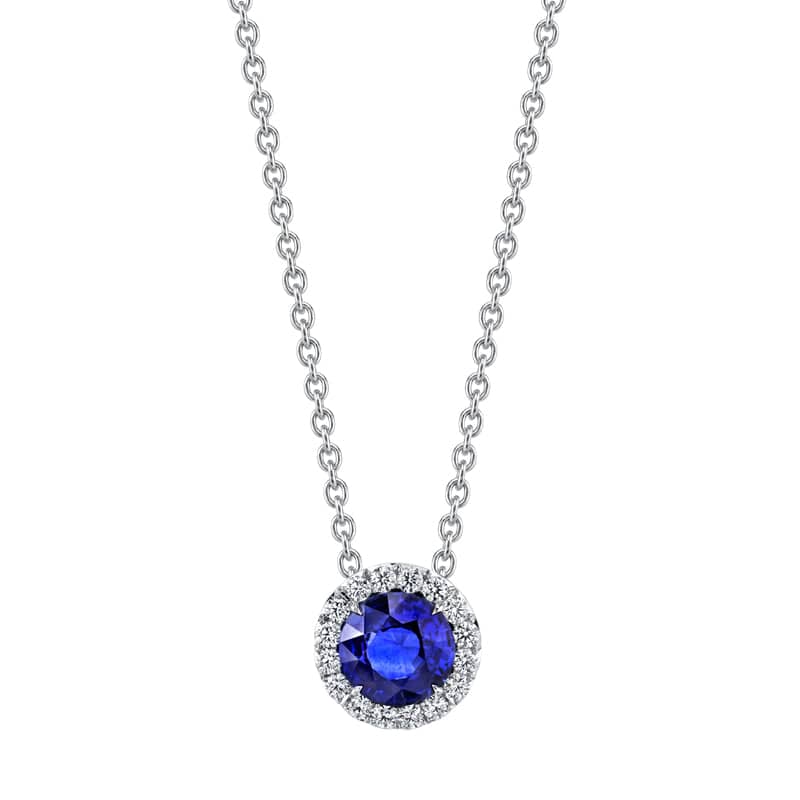 Sapphire & Diamond Necklace