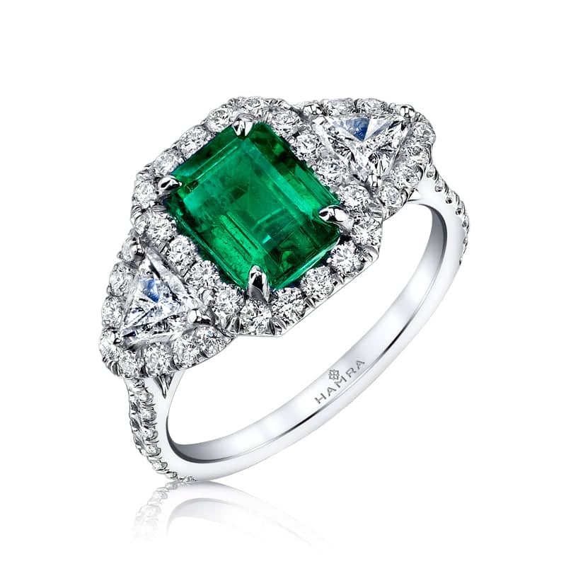 Emerald & Diamond Ring