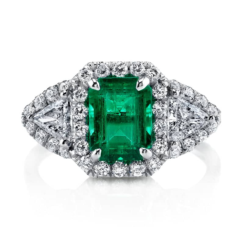 Emerald & Diamond Ring