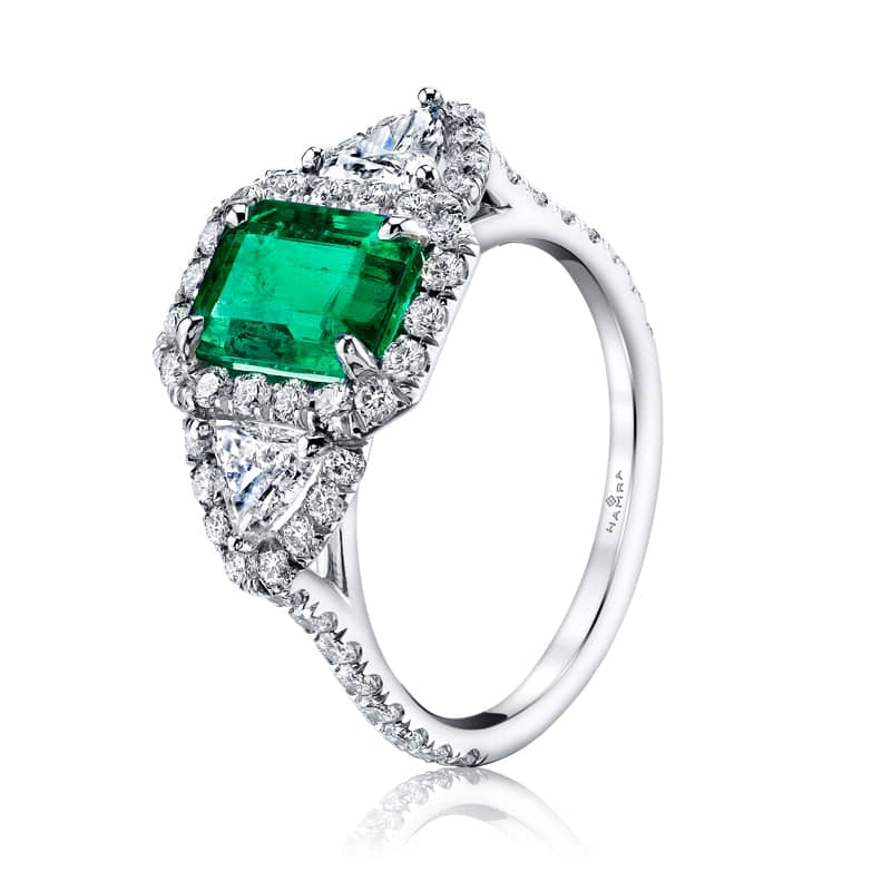 Emerald & Diamond Ring