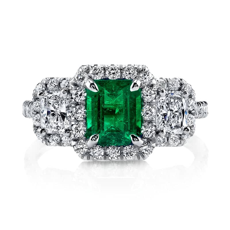 Emerald & Diamond Ring