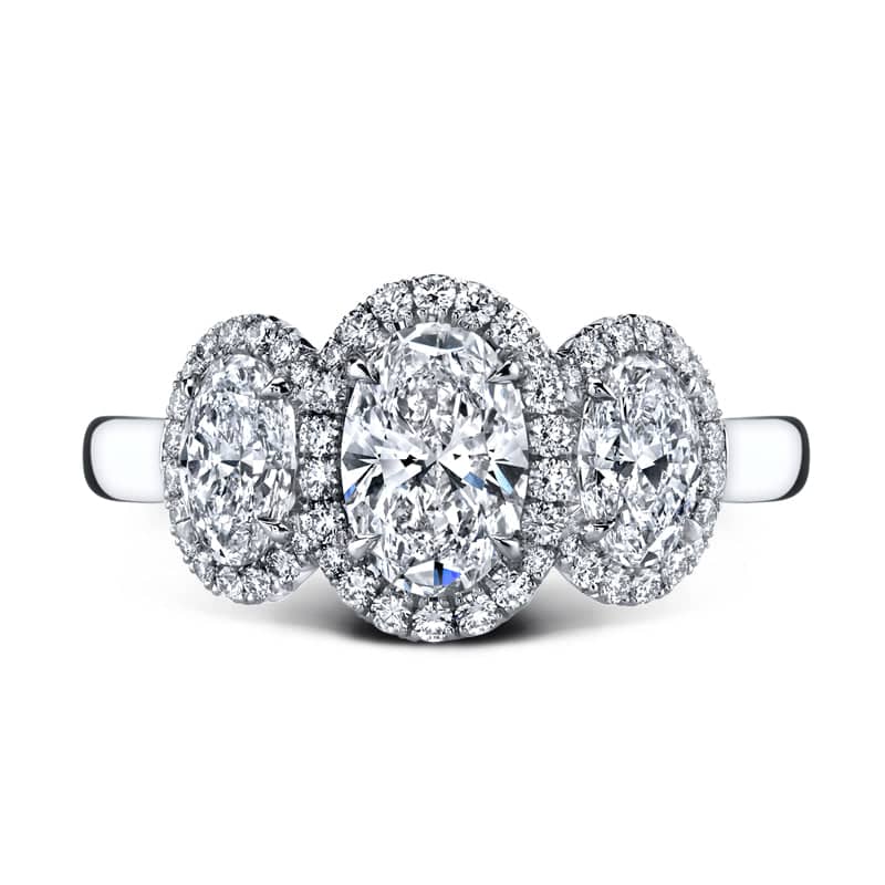 Oval Shaped Diamond Ring