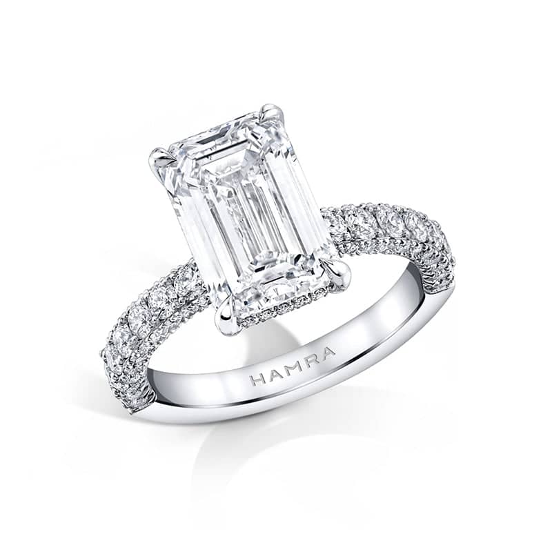 Emerald Cut Diamond Ring