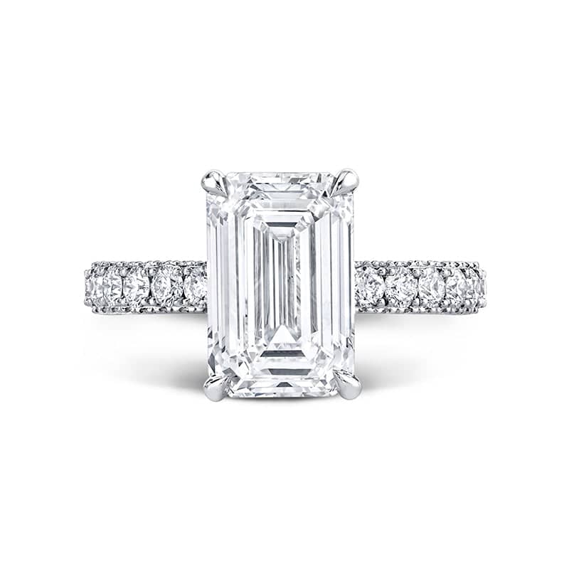 Emerald Cut Diamond Ring