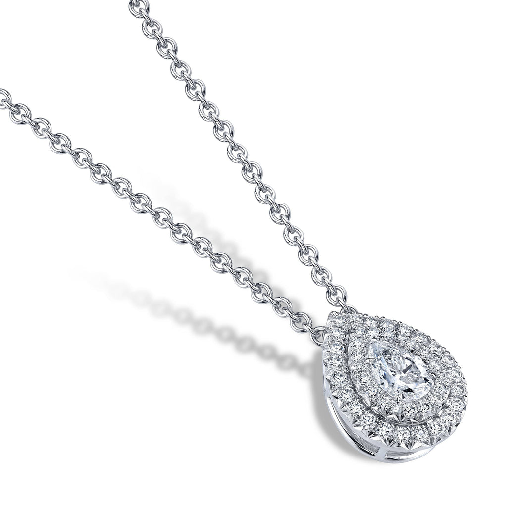 4ct Pear Shaped Diamond Pendant Necklace Pear shaped diamond Earrings Solid  18k | eBay