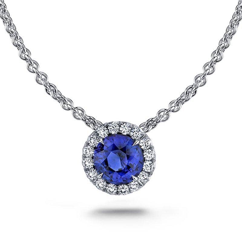 Sapphire & Diamond Necklace