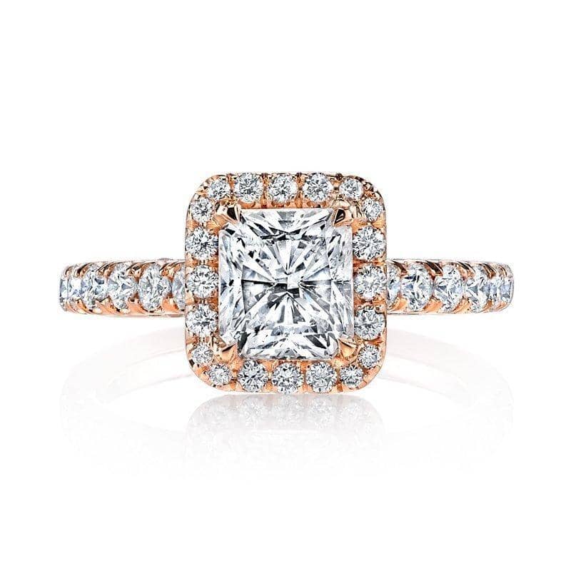 Brilliant Radiant Cut Diamond Ring